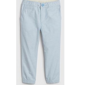 NWT Gap Toddler Slim Twill Joggers blue 3T 3 years